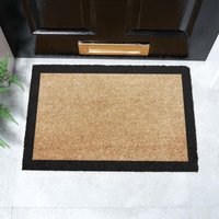 Artsy Mats Trendy Framed Border Doormat in Black | Size: 40 cm x 60 cm