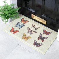 Artsy Mats Butterflies Doormat | Size: 40 cm x 70 cm