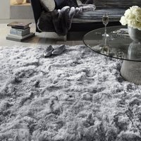 Handmade Plain Shaggy Sparkle Luxurious Anti Shed Area cm x 230 cm