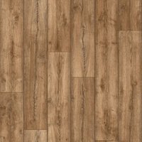 Vinyl Flooring UK Wood Effect 2.0mm Brown Cushion Backed Vinyl Flooring Sheet | Size: 3000mm x 4000mm