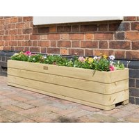 Cheshire Pressure Treated Patio Planter in Light Oak