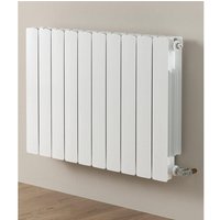 Clifton White Horizontal Radiator 581mm (H) x 400mm (W) (Amsterdam)