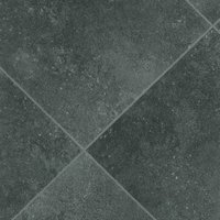 Vinyl Flooring UK Black Stone Tile Effect 2.0mm Vinyl Flooring | Size: 3000mm x 5000mm