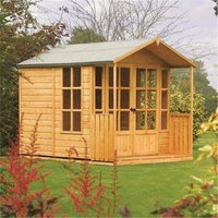 Cheshire 10 x 7 Summerhouse (12mm Tongue & Groove Floor & Roof) in Natural