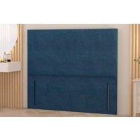 Somnior Austin Plush Velvet 54" Floor Standing Upholstered Divan Headboard in Navy | Size: Small Single