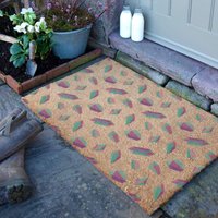 Artsy Mats Crystal Pattern Doormat (90 x 60cm) in Brown | Size: 90 cm x 60 cm