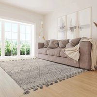 Kilim Modern Easy to clean Hand Made Geometric Area cm x 290 cm