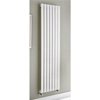 Clifton White Vertical Single Panel Radiator 1800mm (H) x 480mm (W)