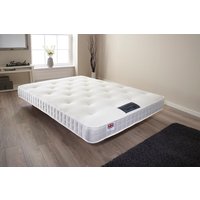 Somnior Coolblue Sprung Memory Tufted Mattress in White | Size: Small Double