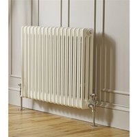 Clifton White Horizontal Radiator with 6 Columns 300mm (H) x 1010mm (W)