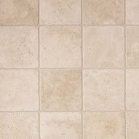 Vinyl Flooring UK Natural Chequers Stone Effect 2.8mm Vinyl Flooring Sheet | Size: 4000mm x 9000mm