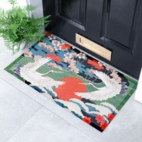 Artsy Mats Japanese Bird Indoor & Outdoor Doormat | Size: 40 cm x 70 cm