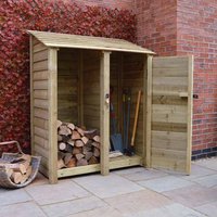 Rutland County Garden Furniture Ltd Cottesmore 6ft Tool Store - L80 x W150 x H181 cm - Light Green
