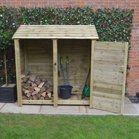 Rutland County Garden Furniture Ltd Hambleton 6ft Tool Store - L80 x W180 x H181 cm - Light Green