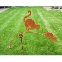 Poppyforge Cat & Mouse Wind Rocker Single BM/RtR - Steel - L66 x W54 x H148.5 cm in Brown