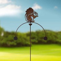 Poppyforge Squirrel Wind Rocker Double BM/RtR - Steel - W54 x H148.5 cm in Brown