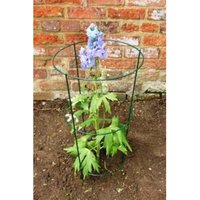 Poppyforge 24 Inches Conical Rust (Pack of 4), Steel, L25 x W18 x H60 cm - BM/RtR in Green