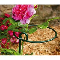 Poppyforge Medium Bunch Support (Pack of 4) - Steel - L23 x W22.9 x H86 cm in Green