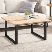 Berkfield Home Table Tops 2 pcs 90x45x2.5 cm Rectangular Solid Wood Pine in Brown