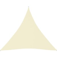 Berkfield Home Sunshade Sail Oxford Fabric Triangular 4.5x4.5x4.5 m Cream in Beige
