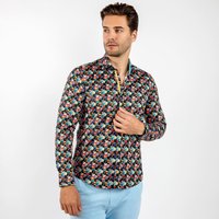 Winter Rose Bouquet Print Shirt