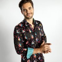 Splash Guitar Print Shirt