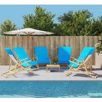 Berkfield Home Beach Towels 6 pcs Turquoise 60x135 cm Fabric 400 GSM in Black