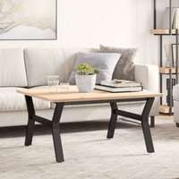Berkfield Home Coffee Table Legs Y-Frame 80x70x43 cm Steel in Black | Size: 80 x 70 x 43 cm