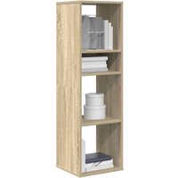 Berkfield Home Book Cabinet Sonoma Oak 34x31x112 cm Engineered Wood in Brown | Size: 34 x 31 x 112 cm