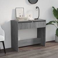 Berkfield Home Console Table Grey Sonoma 89x41x76.5 cm Engineered Wood