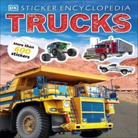 DK Sticker Encyclopedia Trucks Paperback Book