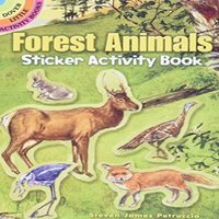 Steven James Petruccio Forest Animals Sticker Activity Book Paperback