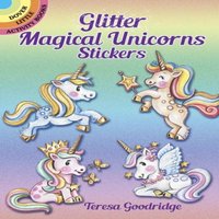 Teresa Goodridge Glitter Magical Unicorns Stickers Paperback Book