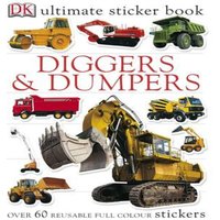 DK Diggers & Dumpers Ultimate Sticker Book Paperback