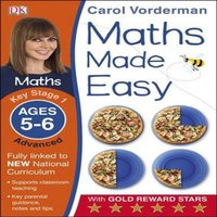 Carol Vorderman Maths Made Easy: Advanced, Ages 5-6 (Key Stage 1) Paperback Book