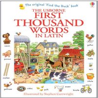 Heather Amery First Thousand Words in Latin Paperback Book