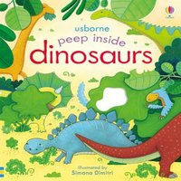 Anna Milbourne Peep Inside Dinosaurs Board book Book