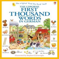 Heather Amery First Thousand Words in German Paperback Book