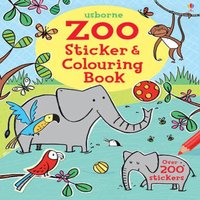 Jessica Greenwell Zoo Sticker & Colouring Book Paperback
