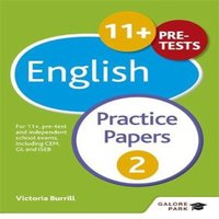 Victoria Burrill 11+ English Practice Papers 2 Paperback Book