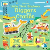 Hannah (EDITOR) Watson Little First Stickers Diggers & Cranes Paperback Book