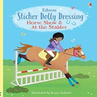 Lucy Bowman Sticker Dolly Dressing Horse Show & At the Stables Paperback Book