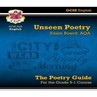 CGP Books GCSE English AQA Unseen Poetry Guide - Book 1 includes Online