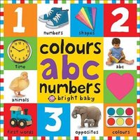 Priddy Books Colours ABC Numbers Hardback Book