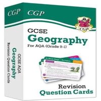 CGP Books GCSE Geography AQA Revision Question Cards Hardback Book