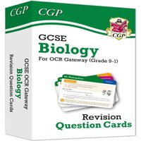 CGP Books GCSE Biology OCR Gateway Revision Question Cards Hardback Book