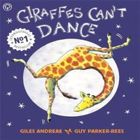 Giles Andreae Giraffes Can't Dance Paperback Book