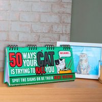 Boxer Gifts 50 Ways Your Cat Is Trying To Kill You Flipbook - Cat Gifts