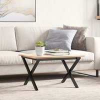 Berkfield Home Coffee Table Legs X-Frame 60x40x38 cm Cast Iron in Black | Size: 60 x 40 x 38 cm