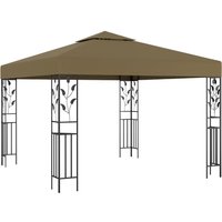Berkfield Home Gazebo 3x3 m Taupe 180 g/m ² in Beige